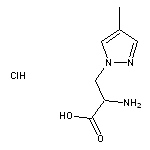 2-amino-3-(4-methyl-1H-pyrazol-1-yl)propanoic acid hydrochloride