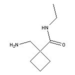 1-(aminomethyl)-N-ethylcyclobutane-1-carboxamide