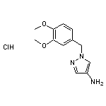 1-[(3,4-dimethoxyphenyl)methyl]-1H-pyrazol-4-amine hydrochloride