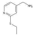 [2-(ethylsulfanyl)pyridin-4-yl]methanamine