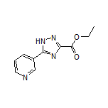 ethyl 5-(pyridin-3-yl)-1H-1,2,4-triazole-3-carboxylate