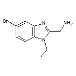 (5-bromo-1-ethyl-1H-1,3-benzodiazol-2-yl)methanamine