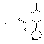 sodium 5-methyl-2-(4H-1,2,4-triazol-4-yl)benzoate