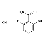 2-fluoro-6-hydroxybenzene-1-carboximidamide hydrochloride