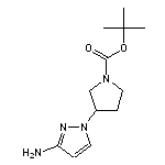 tert-butyl 3-(3-amino-1H-pyrazol-1-yl)pyrrolidine-1-carboxylate