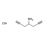 hepta-1,6-diyn-4-amine hydrochloride