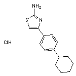 4-(4-cyclohexylphenyl)-1,3-thiazol-2-amine hydrochloride