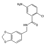 5-amino-N-(2H-1,3-benzodioxol-5-ylmethyl)-2-chlorobenzamide