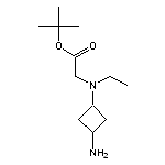 tert-butyl 2-[(3-aminocyclobutyl)(ethyl)amino]acetate