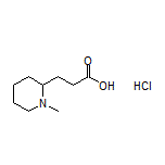 3-(1-Methyl-2-piperidyl)propanoic Acid Hydrochloride