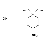 4,4-diethylcyclohexan-1-amine hydrochloride