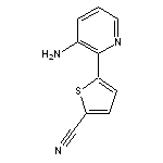 5-(3-aminopyridin-2-yl)thiophene-2-carbonitrile