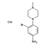 3-bromo-4-(4-methylpiperazin-1-yl)aniline hydrochloride