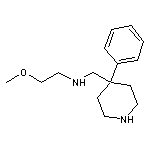 (2-methoxyethyl)[(4-phenylpiperidin-4-yl)methyl]amine