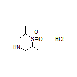 2,6-Dimethylthiomorpholine 1,1-Dioxide Hydrochloride