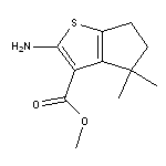 methyl 2-amino-4,4-dimethyl-4H,5H,6H-cyclopenta[b]thiophene-3-carboxylate