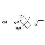 1-amino-3-ethoxy-2,2-dimethylcyclobutane-1-carboxylic acid hydrochloride