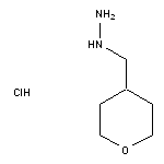 (oxan-4-ylmethyl)hydrazine hydrochloride