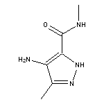 4-amino-N,3-dimethyl-1H-pyrazole-5-carboxamide