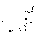 ethyl 5-[3-(aminomethyl)phenyl]-1,2,4-oxadiazole-3-carboxylate hydrochloride