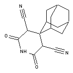 2’,6’-dioxospiro[adamantane-2,4’-piperidine]-3’,5’-dicarbonitrile