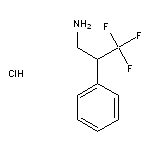 3,3,3-trifluoro-2-phenylpropan-1-amine hydrochloride