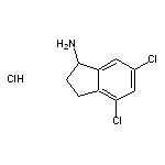 4,6-dichloro-2,3-dihydro-1H-inden-1-amine hydrochloride