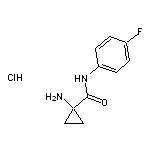 1-amino-N-(4-fluorophenyl)cyclopropane-1-carboxamide hydrochloride