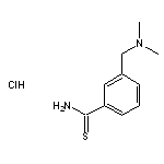 3-[(dimethylamino)methyl]benzene-1-carbothioamide hydrochloride