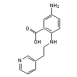 5-amino-2-{[2-(pyridin-3-yl)ethyl]amino}benzoic acid