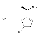 (1R)-1-(5-bromothiophen-2-yl)ethan-1-amine hydrochloride