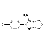 2-(4-chlorophenyl)-2H,4H,5H,6H-cyclopenta[c]pyrazol-3-amine