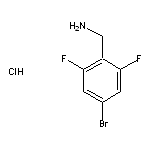 (4-bromo-2,6-difluorophenyl)methanamine hydrochloride