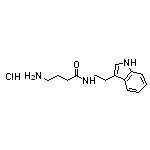 4-amino-N-[2-(1H-indol-3-yl)ethyl]butanamide hydrochloride