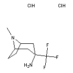 8-methyl-3-(trifluoromethyl)-8-azabicyclo[3.2.1]octan-3-amine dihydrochloride