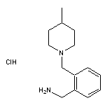 {2-[(4-methylpiperidin-1-yl)methyl]phenyl}methanamine hydrochloride