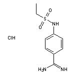 4-ethanesulfonamidobenzene-1-carboximidamide hydrochloride