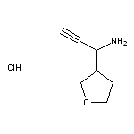 1-(oxolan-3-yl)prop-2-yn-1-amine hydrochloride