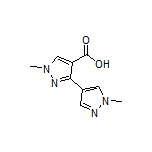 1,1’-Dimethyl-1H,1’H-[3,4’-bipyrazole]-4-carboxylic Acid