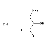 3-amino-1,1-difluoropropan-2-ol hydrochloride