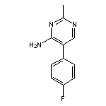 5-(4-fluorophenyl)-2-methylpyrimidin-4-amine