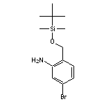 5-bromo-2-{[(tert-butyldimethylsilyl)oxy]methyl}aniline