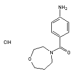 4-(1,4-oxazepane-4-carbonyl)aniline hydrochloride