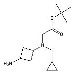 tert-butyl 2-[(3-aminocyclobutyl)(cyclopropylmethyl)amino]acetate