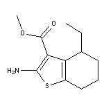 methyl 2-amino-4-ethyl-4,5,6,7-tetrahydro-1-benzothiophene-3-carboxylate