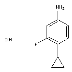 4-Cyclopropyl-3-fluoroaniline Hydrochloride