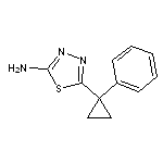 5-(1-phenylcyclopropyl)-1,3,4-thiadiazol-2-amine