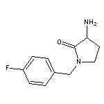 3-amino-1-[(4-fluorophenyl)methyl]pyrrolidin-2-one