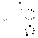 [3-(1H-imidazol-1-yl)phenyl]methanamine hydrochloride