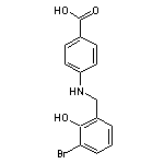 4-{[(3-bromo-2-hydroxyphenyl)methyl]amino}benzoic acid